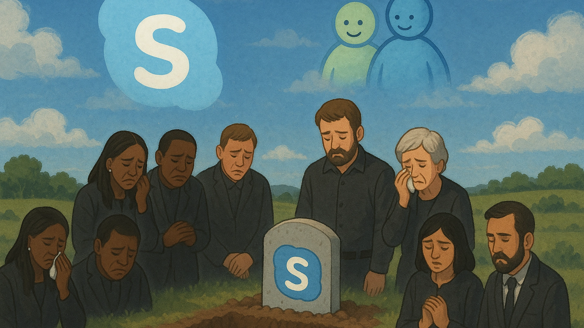 Meninger: Skype er borte &ndash; Den online minnesmarkeringen til en elsket teknologi